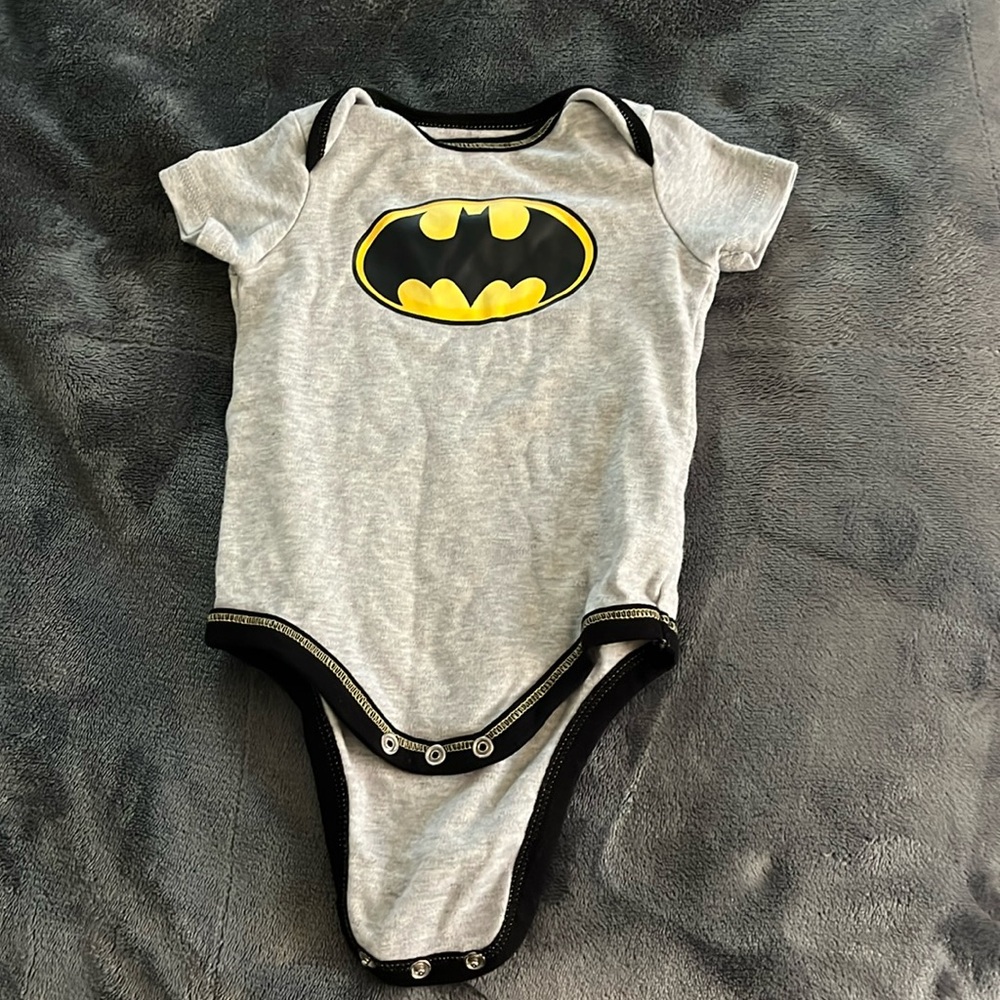 Batman Baby Onesie Size 3/6M